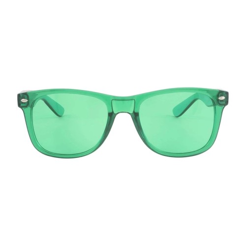 Groene bril gekleurde glazen